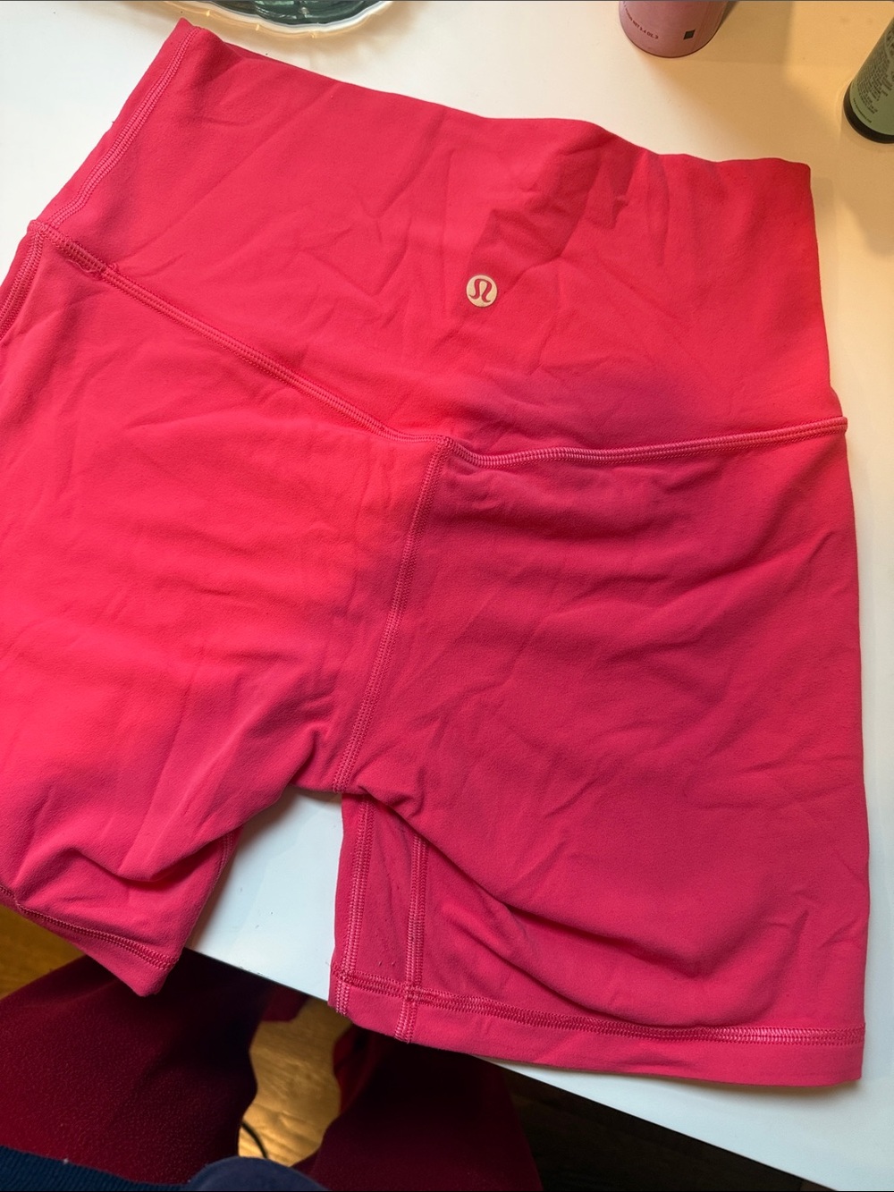 lululemon athletica Women’s High-Rise Hot Pink Athletic Shorts
